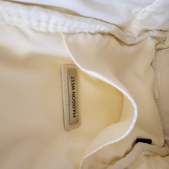 Madison West Cream Quilted Crossbody Bag - Picture 5 of 6